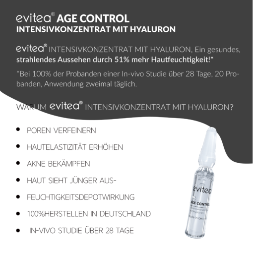 AGE CONTROL Intensivkonzentrat mit Hyaluron Ampullen silver – Bild 8