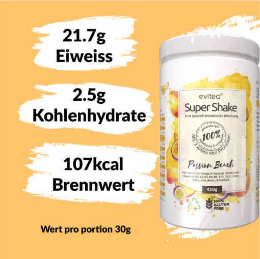 Super Shake Passion Beach 420g – Bild 4